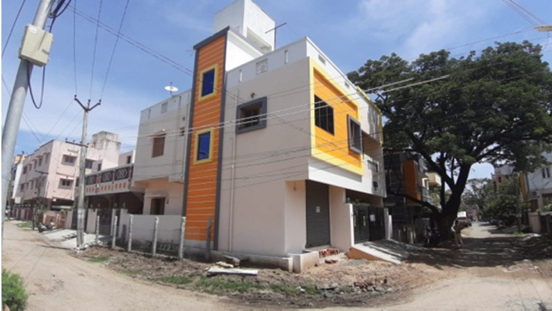 Modern individual house exterior